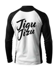 Respirant sublimé pas cher à manches longues Rash Guard Logo personnalisé imprimé élégant hommes Rash Guards jiu jitsu kimono - Product Image 1