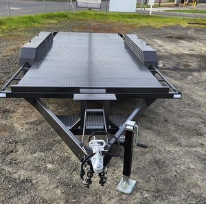 Semirremolque de Plataforma Plana de 3 Ejes, 20 pies/40 pies, Económico, para Transporte de Contenedores y Carga, con Cierre de Seguridad - Product Image 4