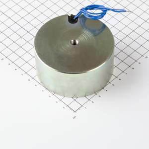 Sistema di magnete di trattenimento elettrico Ø80x38mm - Product Image 1