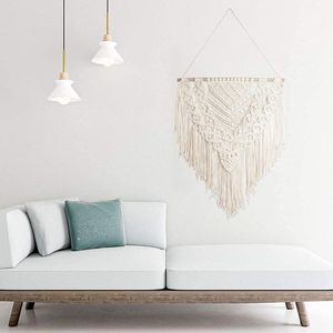 Tenture murale en macramé de conception Boho de qualité à l'exportation pour la décoration de la maison de l'exportation et du fournisseur indiens - Product Image 5