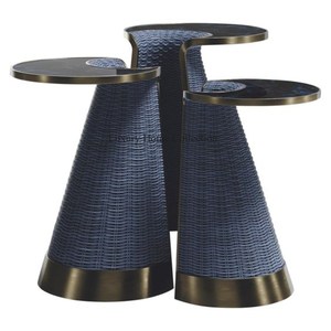 Set of <b>3</b> Home Designer Fancy Decorative Side and <b>Nesting</b> <b>Table</b> Unique Design Latest Arrival Metallic High Quality Furniture - Product Image 5