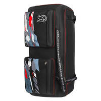 Sac de sport à roulettes en polyester 600D pour kit de cricket CA Pro Player Edition, noir