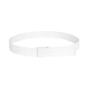 Cintura Casual da Uomo in Tessuto di Nylon, Taglia Regolabile 44, Stile Intrecciato Bianco con Fibbia in Metallo per Uso Tattico, Personalizzabile con Logo Stampato - Product Image 1