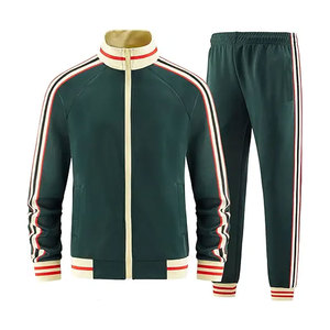 Chándal Atlético sólido de talla grande de invierno para hombre, con cremallera completa, cálido, para correr, comodidad Premium, ropa de entrenamiento de rendimiento - Product Image 4