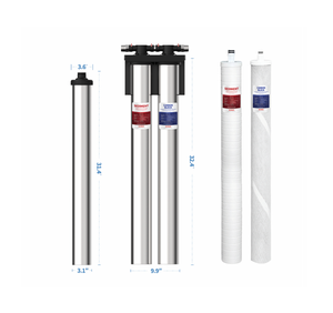 Filtro de Agua de Carbón en Bloque para Línea Principal, Tecnología de Filtración Profunda para Eliminar Impurezas, Agua Potable Segura para Apartamentos, POE - Product Image 1