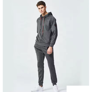 Jersey de manga larga para hombre, sudadera de gimnasio con capucha, tela estampada sólida, chándal de talla grande teñido liso, deportes de invierno holgados - Product Image 6