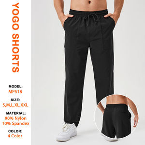 Pantalon de jogging vintage en toile écologique pour homme/femme, taille élastique très extensible, léger, séchage rapide, anti-plis - Product Image 2