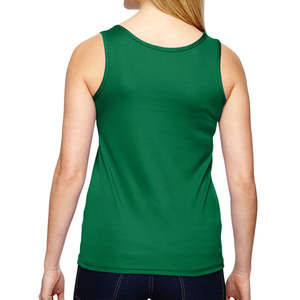 Vente en gros été mode débardeur pour femmes Sexy Lady O cou sans manches avec point de contraste respirant Jersey Style décontracté - Product Image 2