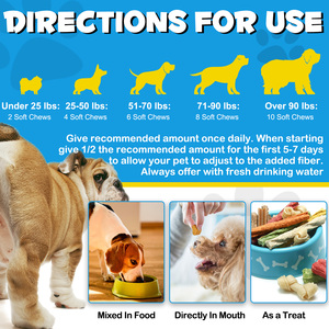 Suplementos para Glándulas Anales de Mascotas en Oferta, Golosinas Masticables Suaves con Sabor a Carne de Res para Perros con Soporte Inmunológico de Calabaza y <span class=keywords><strong>Dieta</strong></span> de Ingredientes Limitados - Product Image 6