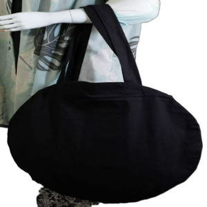 กระเป๋าผ้าฝ้าย 100% ลายตัวอักษร แบบสั่งทำ เป็นมิตรกับสิ่งแวดล้อม ขนาดใหญ่ แข็งแรง ใช้ซ้ำได้ สำหรับใส่ของช้อปปิ้ง หรือใช้เป็นกระเป๋าหิ้วไปชายหาด - Product Image 3