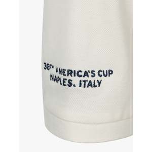 Polo America's Cup 38 Road Napoli Traspirante 100% Poliestere a Righe Ricamata Comoda per Golf - Product Image 4