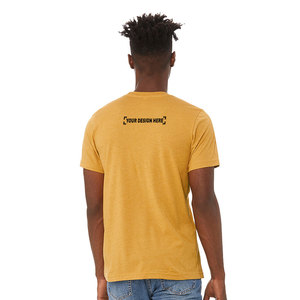 Camiseta de Algodón de Cuello Redondo Personalizada al por Mayor de Alta Calidad, Manga Corta, Impresión por Transferencia para Hombre - Product Image 3