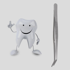 Pince à épiler de collège dentaire de qualité chirurgicale Dall finition pince à épiler en coton chirurgical en acier inoxydable 5.25 pouces pour dentaire - Product Image 5