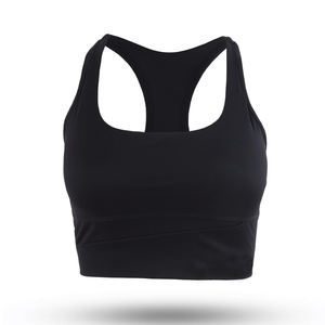 Hauts de yoga de sport respirants personnalisés pour femmes soutiens-gorge de sport à sangle à impact élevé et exercice de gymnastique course à pied soutiens-gorge de sport athlétique - Product Image 4