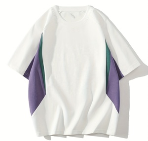 T-shirts imprimés sur mesure, coupe ample, style vintage, tissu peigné, haute qualité, confortables, streetwear décontracté pour hommes - Product Image 1