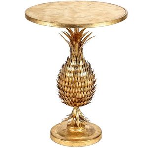 Hans en forme de fonte d'aluminium doré brillant matériel de haute qualité décor à la maison côté Table basse - Product Image 3