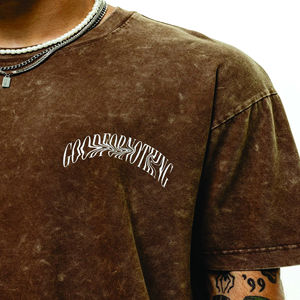 94% algodón 6% Spandex firma rendimiento ajustado corte raglán manga corta cuello redondo malva hombres hombro caído camiseta - Product Image 6