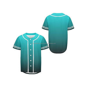 <b>Men's</b> Custom Logo Breathable Baseball & Softball Jerseys Wholesale Sportswear with Sublimation Technique - Product Image 5