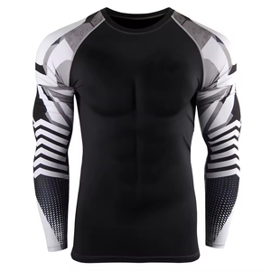 Rashguard de MMA para Gimnasio, Ecológico, de Secado Rápido, Manga Larga, Poliéster, Personalizado, de Alta Calidad, Nueva Llegada - Product Image 5