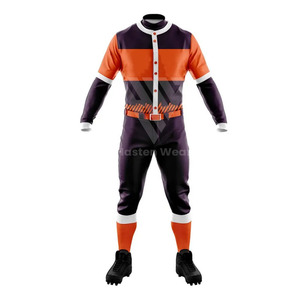 Nouvel uniforme de baseball de qualité supérieure pour hommes et uniformes de baseball pour jeunes à boutons, sublimés, à séchage rapide - Product Image 3