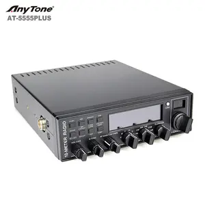 ANYTONE-Radio de 10 metros AT5555 PLUS, transceptor de radio CB de 27 mhz, alta potencia, largo alcance, móvil