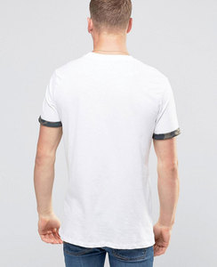 T-shirt en coton 100% pour hommes en gros, logo personnalisé OEM - Product Image 2
