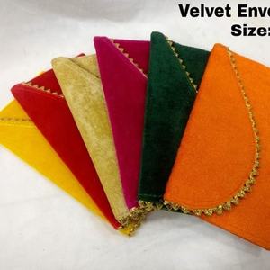 Nouveau indien fait à la main femmes velours pochette bijoux sac à main pour mère cadeau embrayages mariage retour cadeau embrayages - Product Image 3