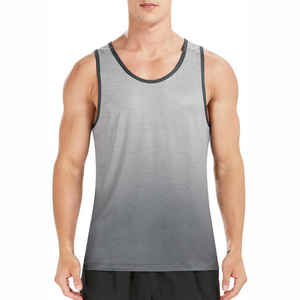 Hommes 100% coton débardeurs respirant sans manches gilet mince décontracté gymnastique course maillot de corps confortable hommes tricoté tissage - Product Image 4