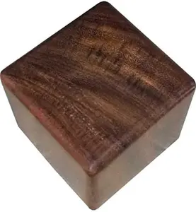 Mapa de peso de papel cúbico de madeira personalizado, cubo decorativo para casa, top de papel mais exigente e mais vendido