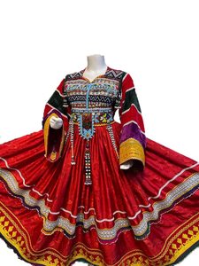 ชุดเดรส kuchi สไตล์วินเทจแบบดั้งเดิมชาติพันธุ์โบราณอัฟกานิสถาน/ปากีสถานชุดเดรสโคชิหลากสีสำหรับงานปาร์ตี้4025เครื่องประดับเสื้อผ้ามุสลิม - Product Image 4
