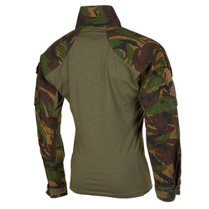 เสื้อแขนยาวผ้าคอตตอนและโพลีเอสเตอร์สำหรับผู้ชายเสื้อยุทธวิธีแห้งเร็วสำหรับฝึกซ้อม - Product Image 2