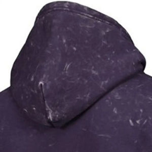 Sweat à capuche pull-over délavé à l'acide de haute qualité avec logo personnalisé pour hommes vente en gros de col à capuche en polaire lourde surdimensionné à motif solide - Product Image 6