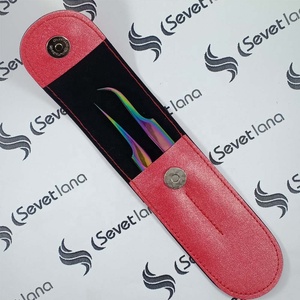 ชุด2ชิ้นแบบมืออาชีพชุดต่อขนตาสแตนเลสหลายสีแหนบปลายแหลมบรรจุภัณฑ์แบบกำหนดเอง - Product Image 3