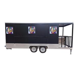 Premium Mobile Kitchen Customized Food Trailer Fully Equipped Fast Food Catering Trailers Pizza Coffee Cart