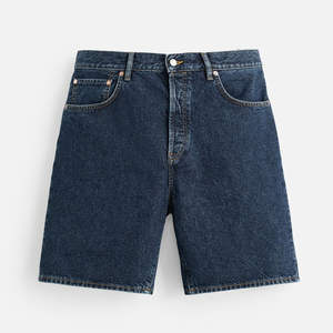 Custom Fashion Straight Loose Jeans Denim <b>Short</b> Pants Male Casual Customized Denim <b>Shorts</b> for <b>Men</b> Factory Best Rate Washed <b>Short</b> - Product Image 1