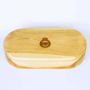 Boîte à lunch en bois faite à la main écologique de qualité supérieure plat d'assiette durable pour l'école de travail et les pique-niques - Product Image 4