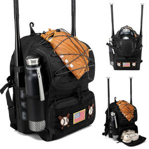 Sac de Baseball Extra Large avec Compartiment à Chaussures pour Casque de Frappeur-Équipement de Sac de Baseball pour Homme - Product Image 1