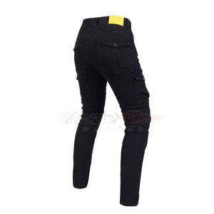กางเกงยีนส์มอเตอร์ไซค์สำหรับแข่งรถปี 2023 กันน้ำ กันลม ระบายอากาศ ป้องกันการเสียดสี สำหรับผู้ชาย สวมใส่สบาย ยืดหยุ่น พร้อมอุปกรณ์ป้องกัน - Product Image 3