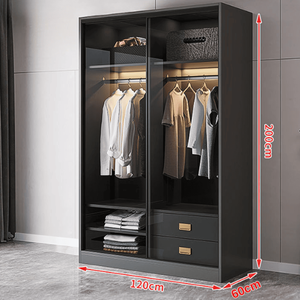 Ohaha glass-door <b>wardrobe</b> - TCK008 - Product Image 3