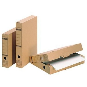 Leitz Premium DIN A4 Archive <b>Box</b> 7 X 32.5 X 26.5 cm Natural Brown Recycled/Laminated Kraft Paper 7 X 32.5 X 26.5 cm (W X H X D) - Product Image 3