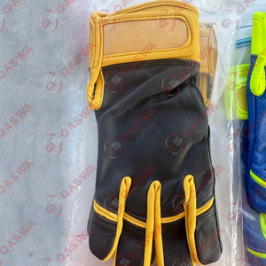 Guantes de bateo de béisbol de cuero con puño corto ajustable antideslizante para jóvenes adultos Unisex guantes de bateo de béisbol ligeros - Product Image 4