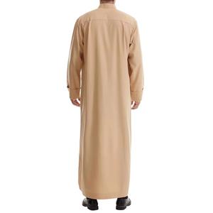 Regal Design Men Thobe Estilo árabe clásico Transpirable Loose Fit Hasta el suelo Personalizado a medida Jubba Ropa islámica para Formal - Product Image 3
