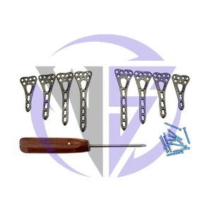 Juego de Placas de Bloqueo Volar para Radio Distal de Acero Inoxidable, Ángulo Variable Manual, Izquierda y Derecha, con 79 Tornillos (2.05.0 mm) - Product Image 2