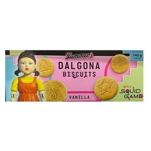 Hot Selling Yummers Dalgona Biscuit <b>Sweet</b> Honey Sugar Snack for Brave Players 140g Low Price Biscuit - Product Image 2