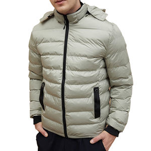 Veste matelassée en toile surdimensionnée pour homme, style hiver, prix de gros - Meilleure vente 2026, mode décontractée, chaude, à capuche, respirante, rapide - Product Image 1