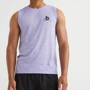 Camiseta sin Mangas de Punto Casual para Hombre, Diseño y Talla Personalizados, Ecológica, de Secado Rápido y Ligera, Top Deportivo - Product Image 2