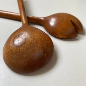 Juego de Cubiertos de Madera Clásico, Acabado Natural Elegante, Utensilios Reutilizables para las Necesidades Diarias de la Mesa - Product Image 5