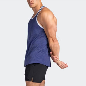 Débardeur de sport pour homme, dos nageur, athlétique, pour la salle de sport, vêtements de sport, sans manches, respirant, séchage rapide, entraînement - Product Image 5