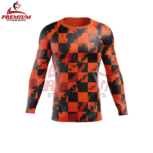 Wholesale Custom Soft Crewneck Long Sleeve <b>Compression</b> <b>Shirt</b> <b>Men</b> Quick Dry Fitness <b>Compression</b> Gym <b>Shirt</b> - Product Image 6