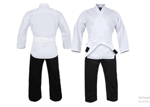 Uniforme de Karate Unisex de la mejor calidad 100% algodón transpirable ligero de secado rápido último diseño 2 juegos MOQ - Product Image 3